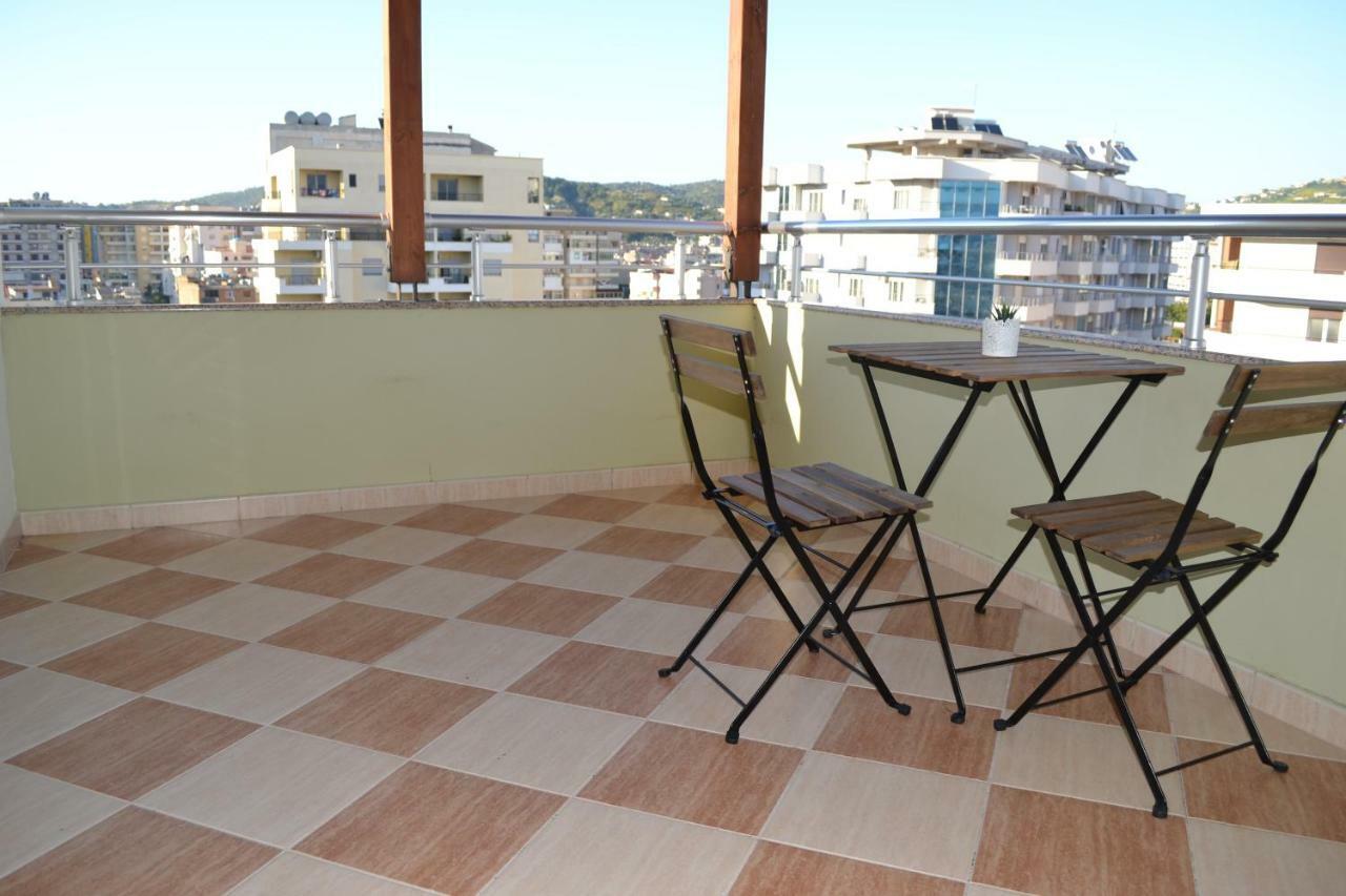 Penthouse Terrace 4 Bedrooms Apartment Vlorë Eksteriør bilde
